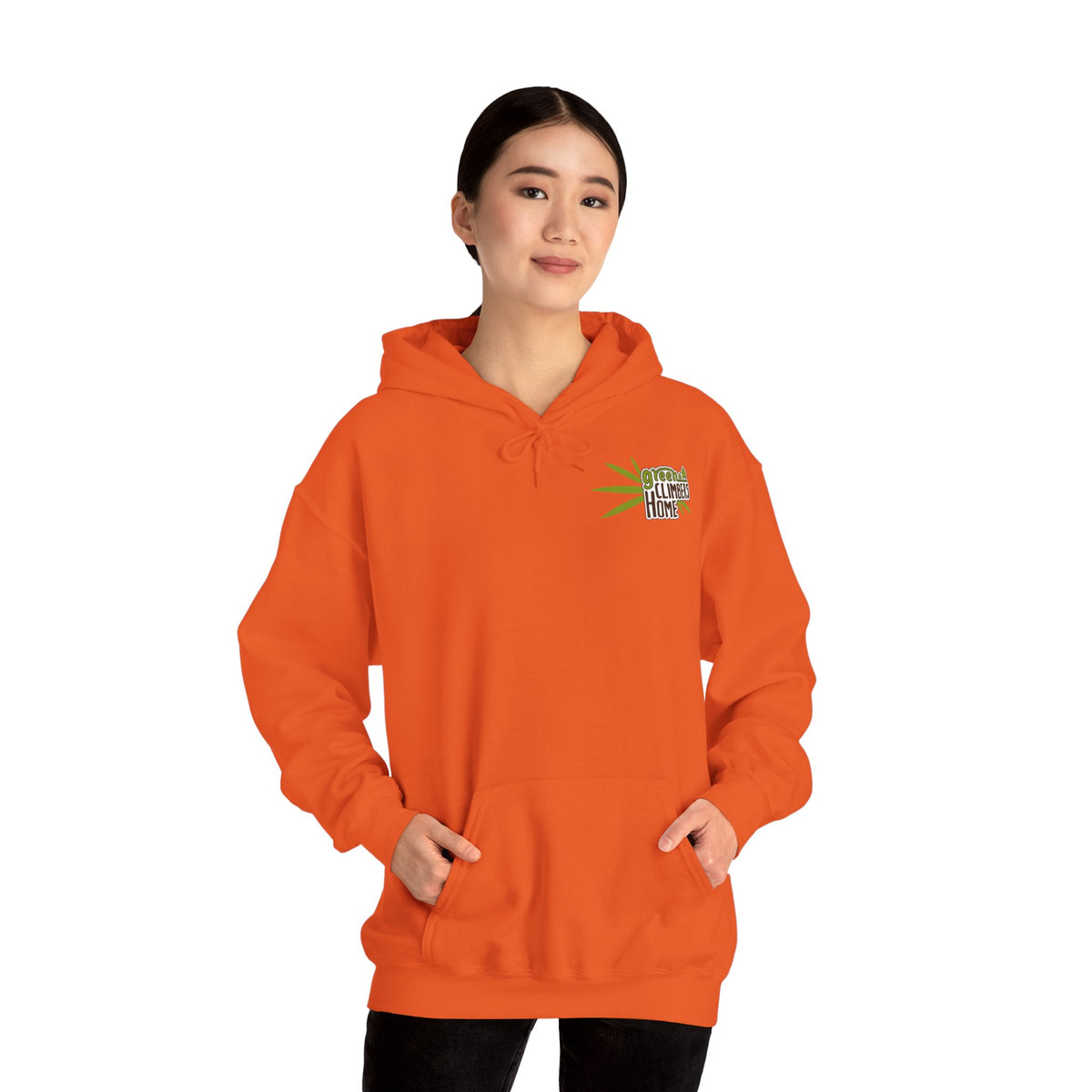 Living at the crag!  Hooded Sweatshirt