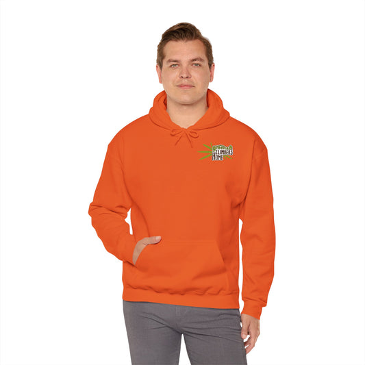 Living at the crag!  Hooded Sweatshirt